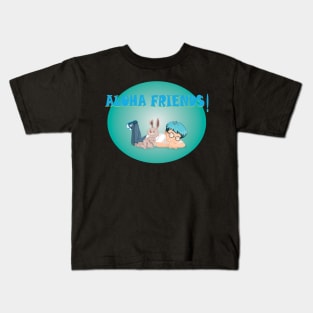 aloha friends Kids T-Shirt